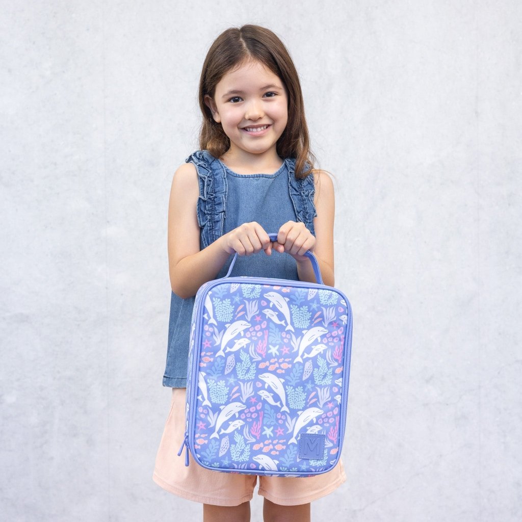 MontiiCo Insulated Lunch Bag - Dolphin Dreams - Prepp'd Kids - MontiiCo