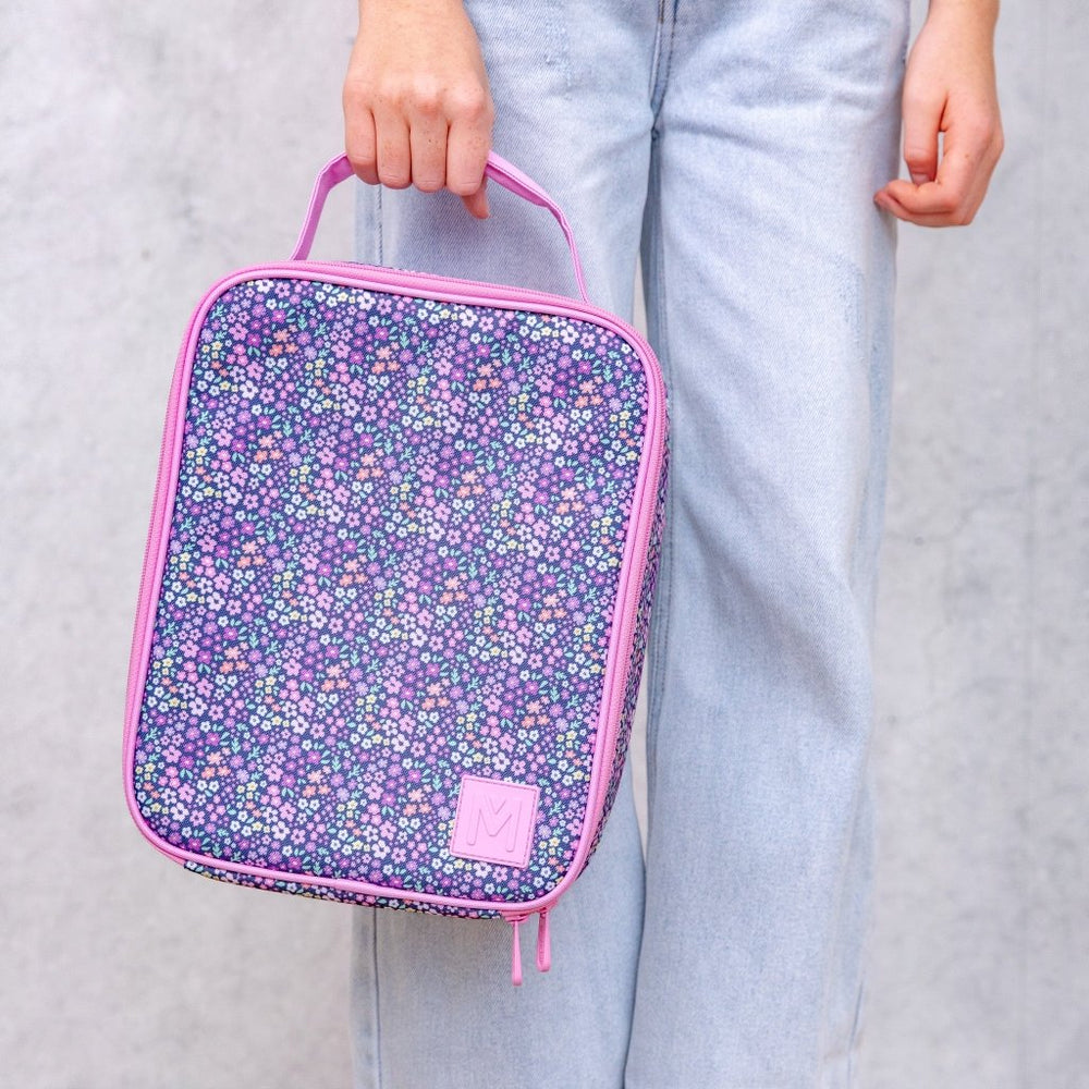 MontiiCo Insulated Lunch Bag - Meadow (New 1cm Larger Size) - Prepp'd Kids - MontiiCo