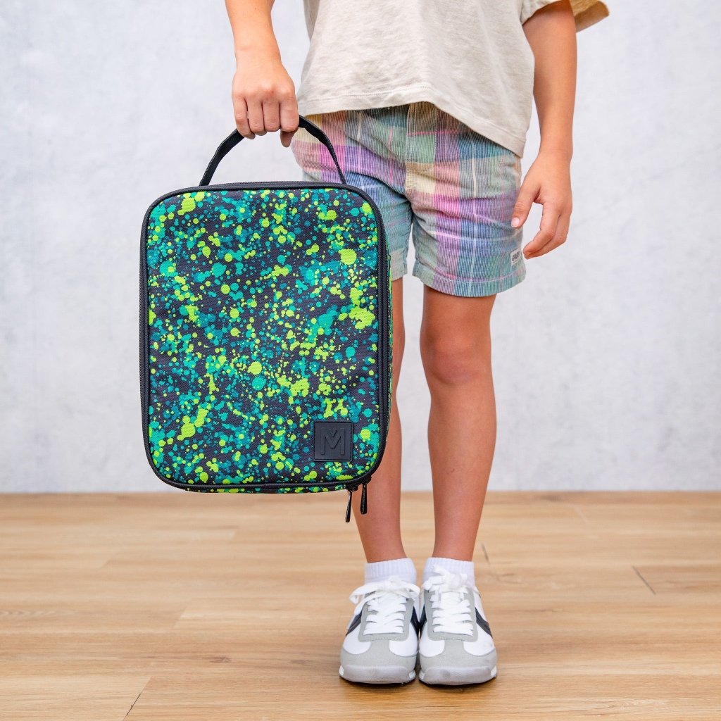 MontiiCo Insulated Lunch Bag - Splat (New 1cm Larger Size) - Prepp'd Kids - MontiiCo
