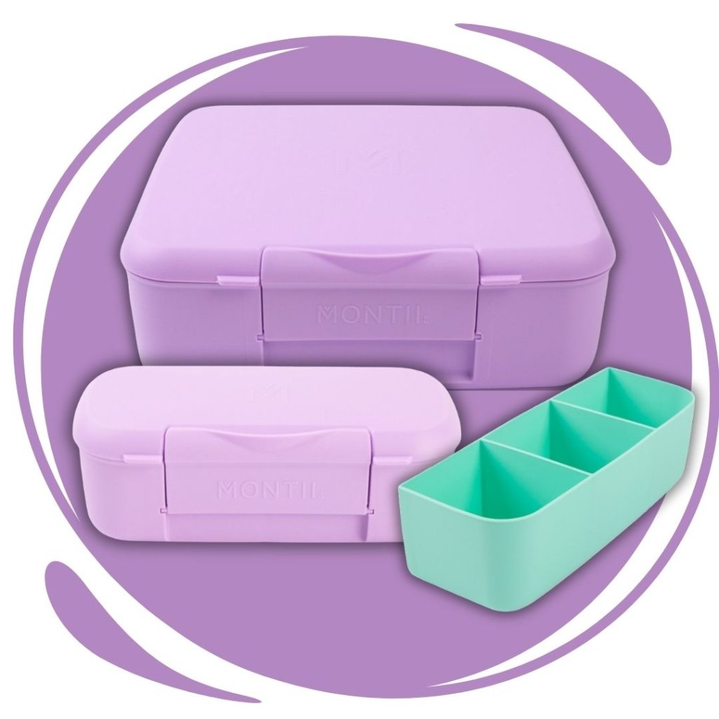 MontiiCo Lunch Bundle - Lilac/Mint - Prepp'd Kids - MontiiCo