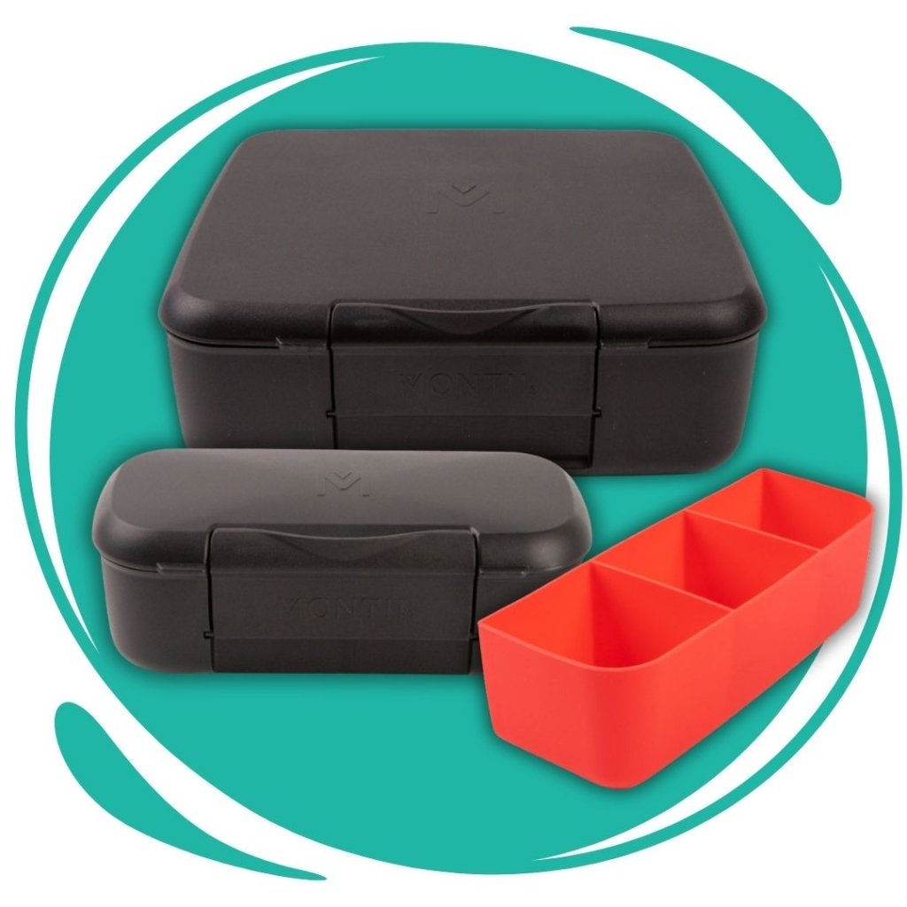 MontiiCo Lunch Bundle - Midnight/Watermelon - Prepp'd Kids - MontiiCo
