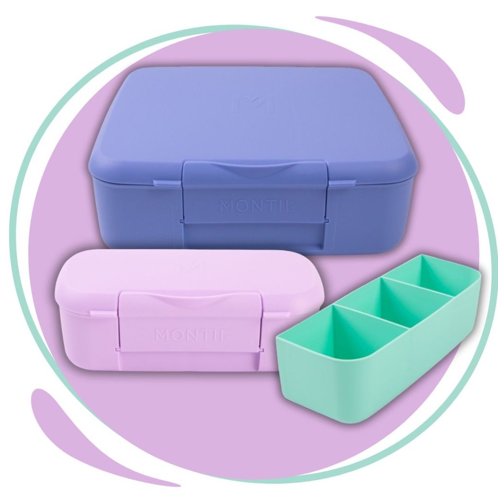 MontiiCo Lunch Bundle - Splash/Lilac/Mint - Prepp'd Kids - MontiiCo