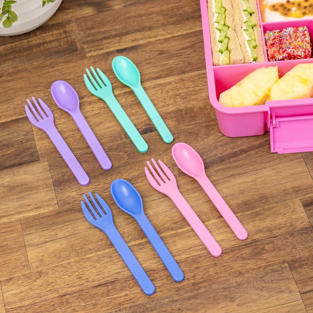 MontiiCo Out & About Cutlery Set - Pastel - Prepp'd Kids - MontiiCo