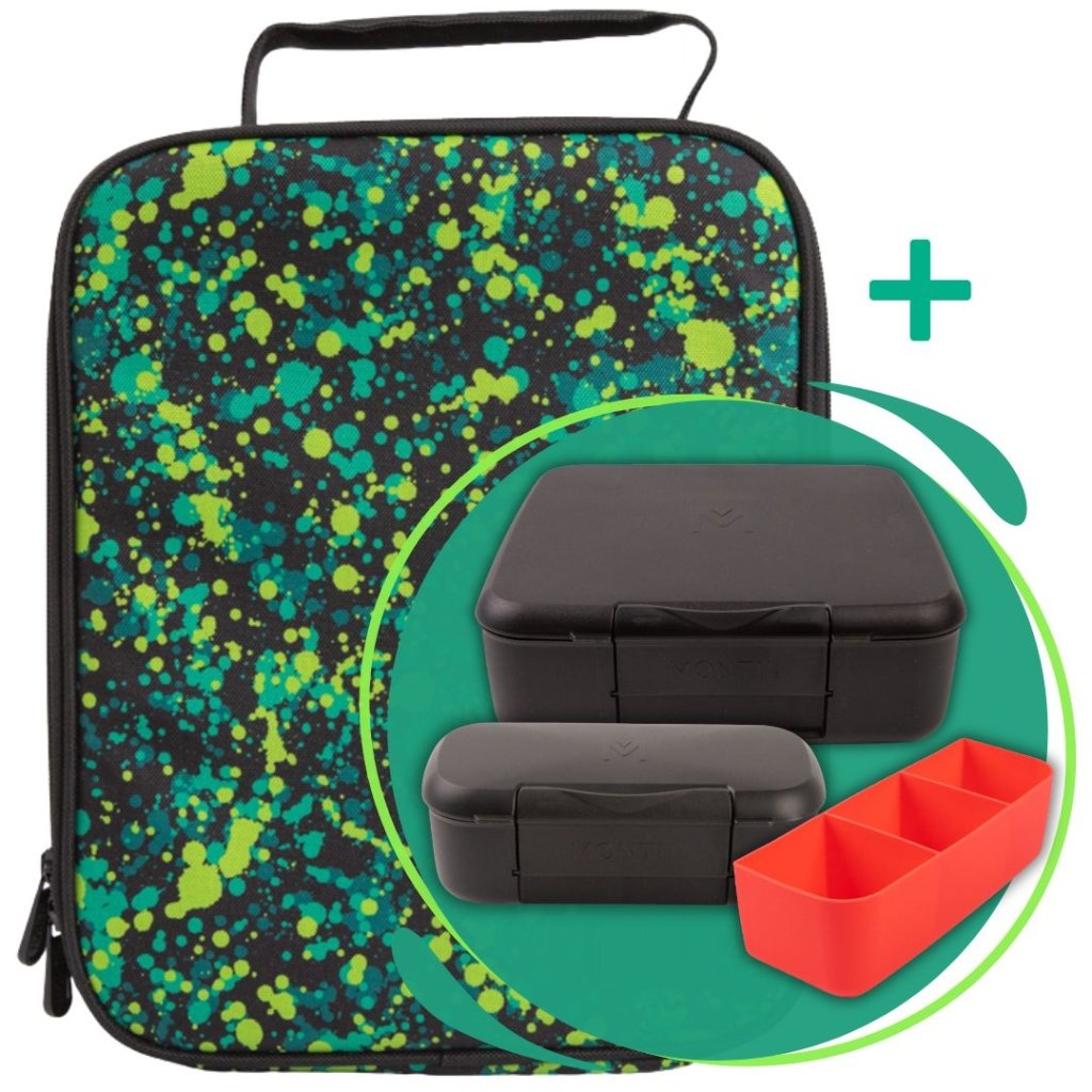 MontiiCo Ultimate Lunch Bundle - Splat+Midnight - Prepp'd Kids - MontiiCo