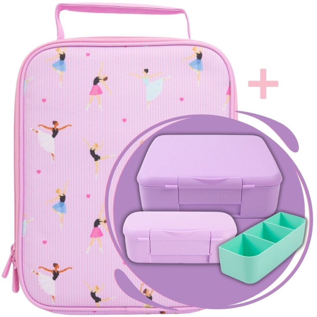 MontiiCo Ultimate Lunch Bundle - Twirl+Lilac - Prepp'd Kids - MontiiCo