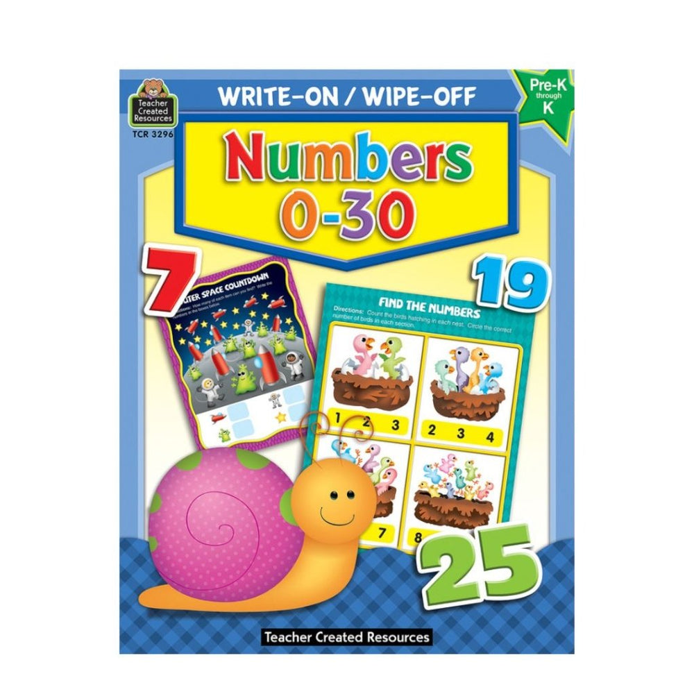 
                      
                        Numbers 0–30 Write - On Wipe - Off Book - Prepp'd Kids - Teacher Created Resources
                      
                    