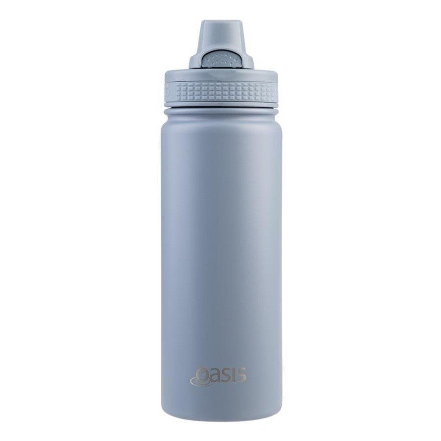 Oasis Challenger Quick Release Sports Bottle 550ml - Hazy Blue - Prepp'd Kids - Oasis