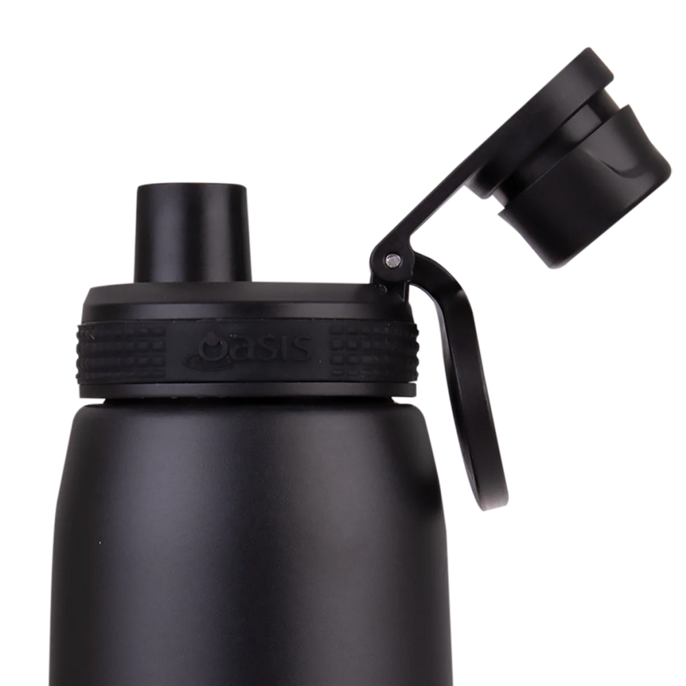 
                  
                    Oasis Insulated 780ml Drink Bottle - Black - Prepp'd Kids - Oasis
                  
                