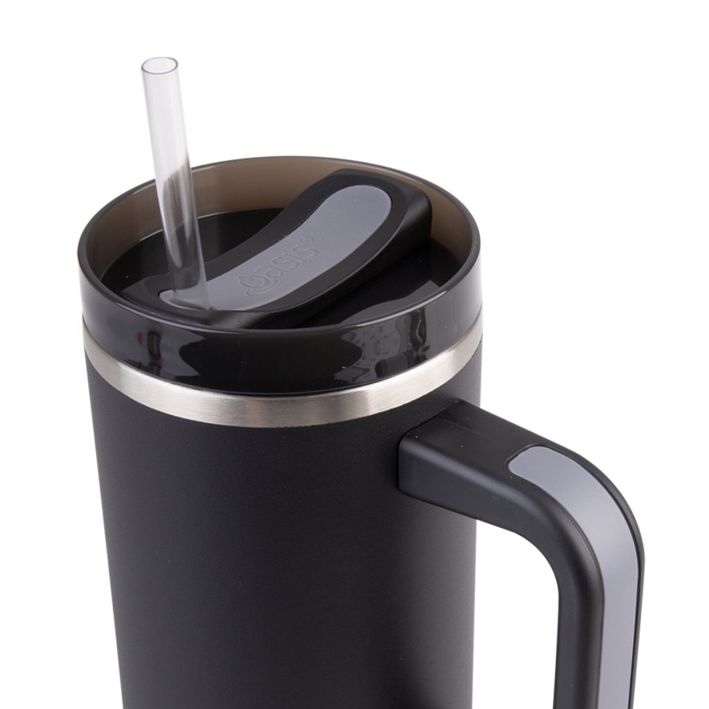 Oasis Insulated Commuter Travel Tumbler (1.2L) - Black - Prepp'd Kids - Oasis