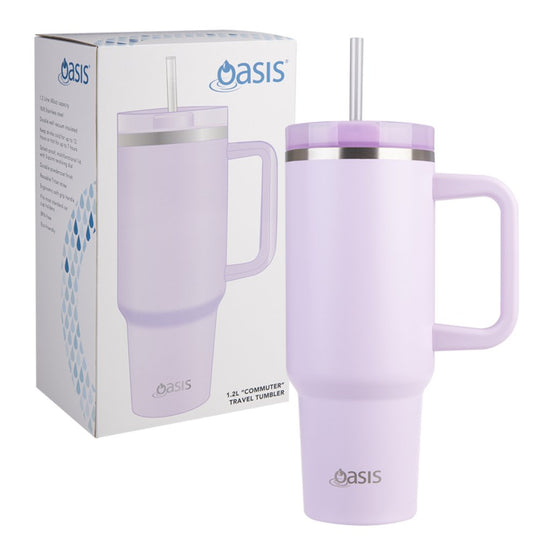 Oasis Insulated Commuter Travel Tumbler (1.2L) - Orchid - Prepp'd Kids - Oasis