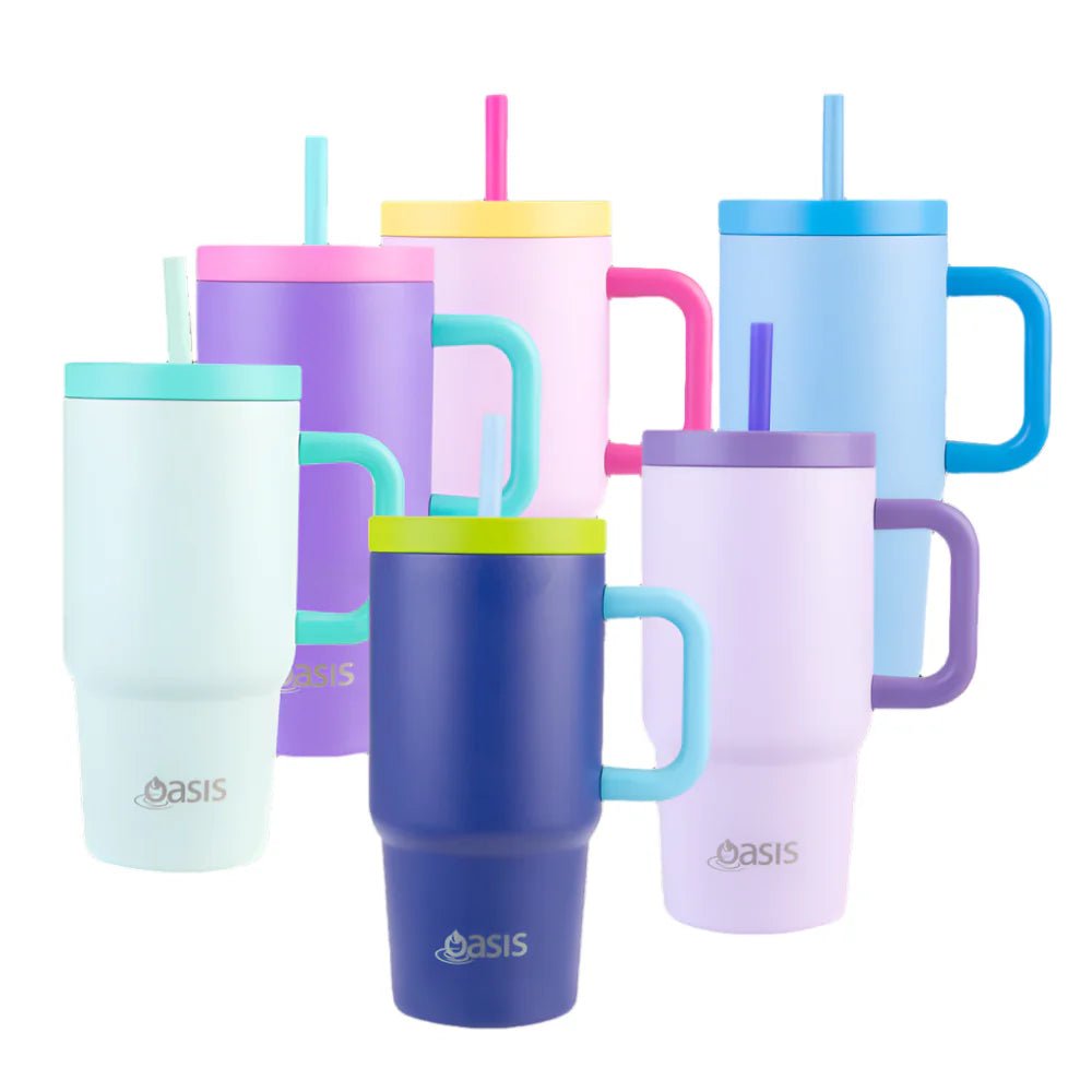 Oasis Insulated Junior Commuter Tumbler 700ml - Blue/Blue - Prepp'd Kids - Oasis