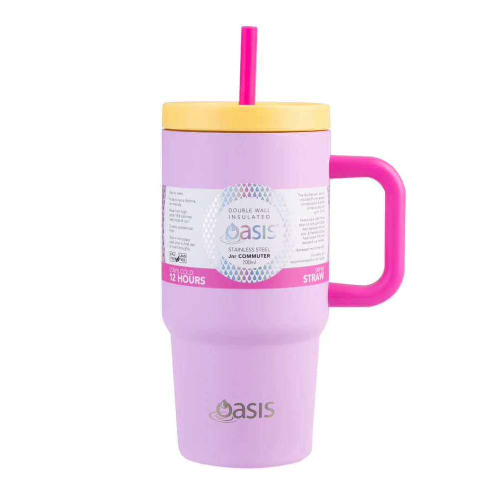 
                      
                        Oasis Insulated Junior Commuter Tumbler 700ml - Pink/Yellow - Prepp'd Kids - Oasis
                      
                    