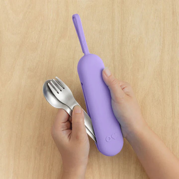 
                  
                    Omie Box UP S/S Cutlery Pod - Violet - Prepp'd Kids - OmieBox
                  
                