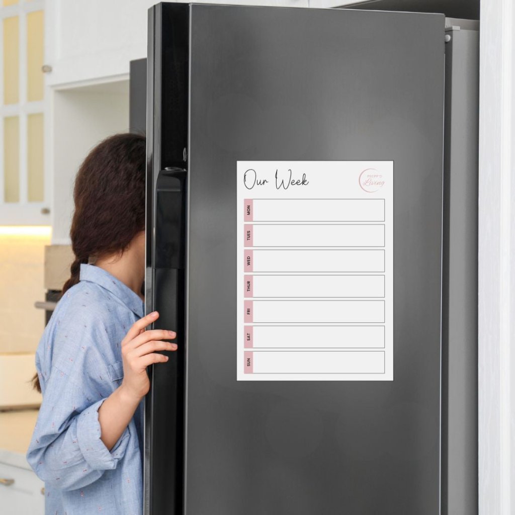 Our Week (A4) - Light/Blush - Prepp'd Kids - Prepp'd Kids