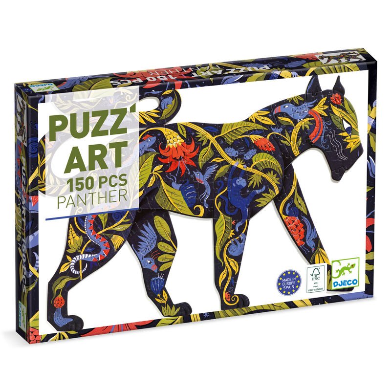 Panther Art Puzzle (150pc) - Prepp'd Kids - Djeco