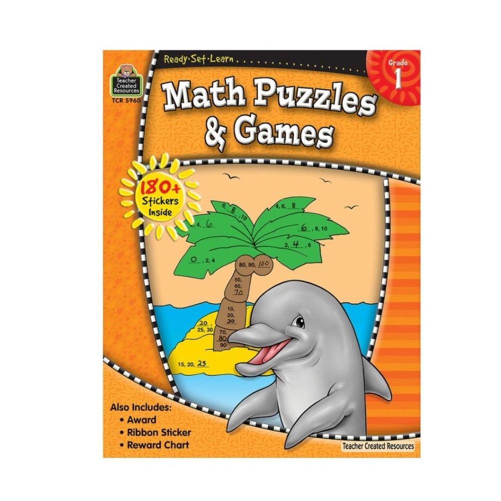 Practice to Learn - Math Puzzles & Games (Grade 1) - Prepp'd Kids - Teacher Created Resources