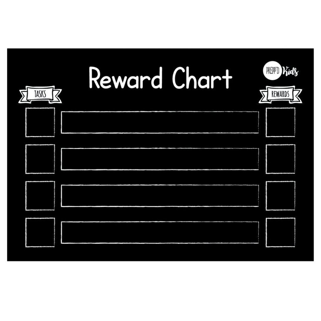 Reward Chart (flexible magnetic) - BASE ONLY - Prepp'd Kids - Prepp'd Kids