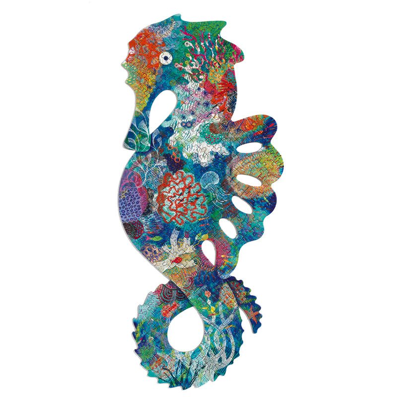 Sea Horse Art Puzzle (350pc) - Prepp'd Kids - Djeco