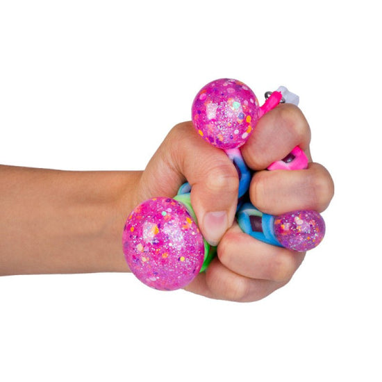 Sensory Squishy Glitter Ball Keychain - Prepp'd Kids - MDI