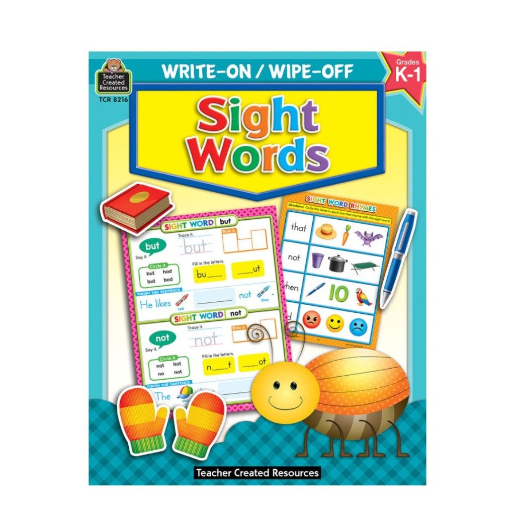 Sight Words Write - On Wipe - Off Book - Prepp'd Kids - Teacher Created Resources