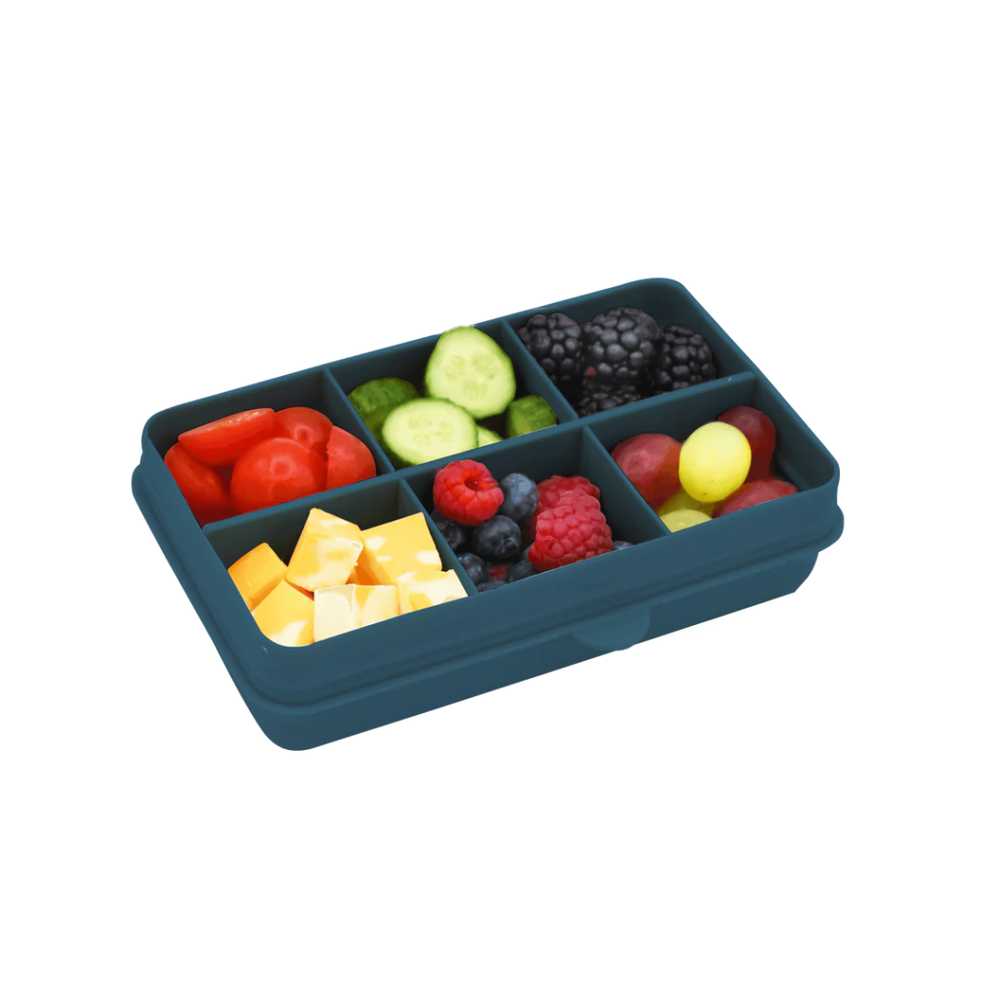 Snackle Box (Mini 6 Compartment) - Blue - Prepp'd Kids - Melii