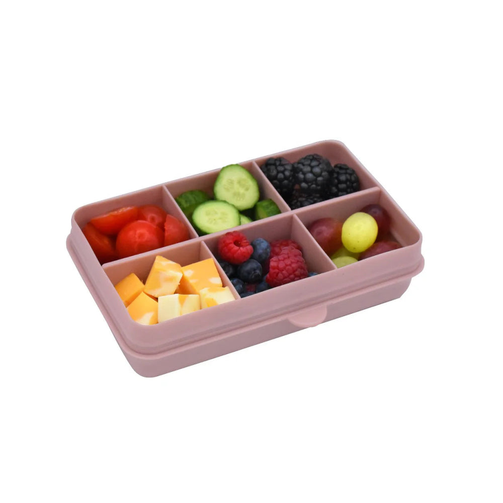 Snackle Box (Mini 6 Compartment) - Pink - Prepp'd Kids - Melii