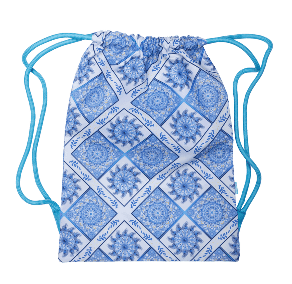 Spencil Drawstring Bag - Boho Blue - Prepp'd Kids - Spencil