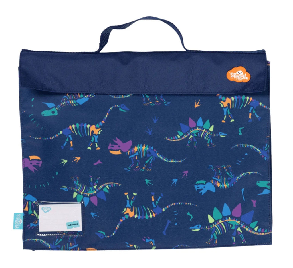 Spencil Library Bag - Dino Bones - Prepp'd Kids - Spencil