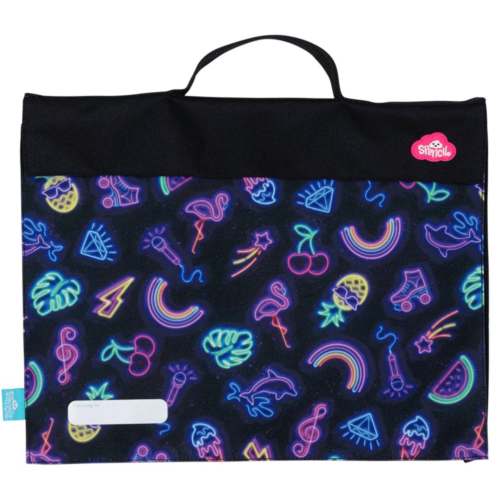 Spencil Library Bag - Neon Party - Prepp'd Kids - Spencil