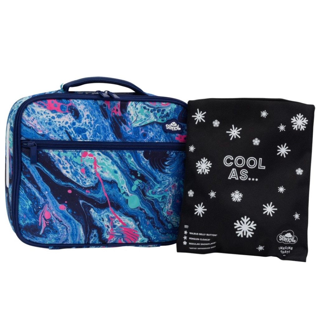 Spencil Lunch Bag + Chill Pack - Liquid Marble - Prepp'd Kids - Spencil