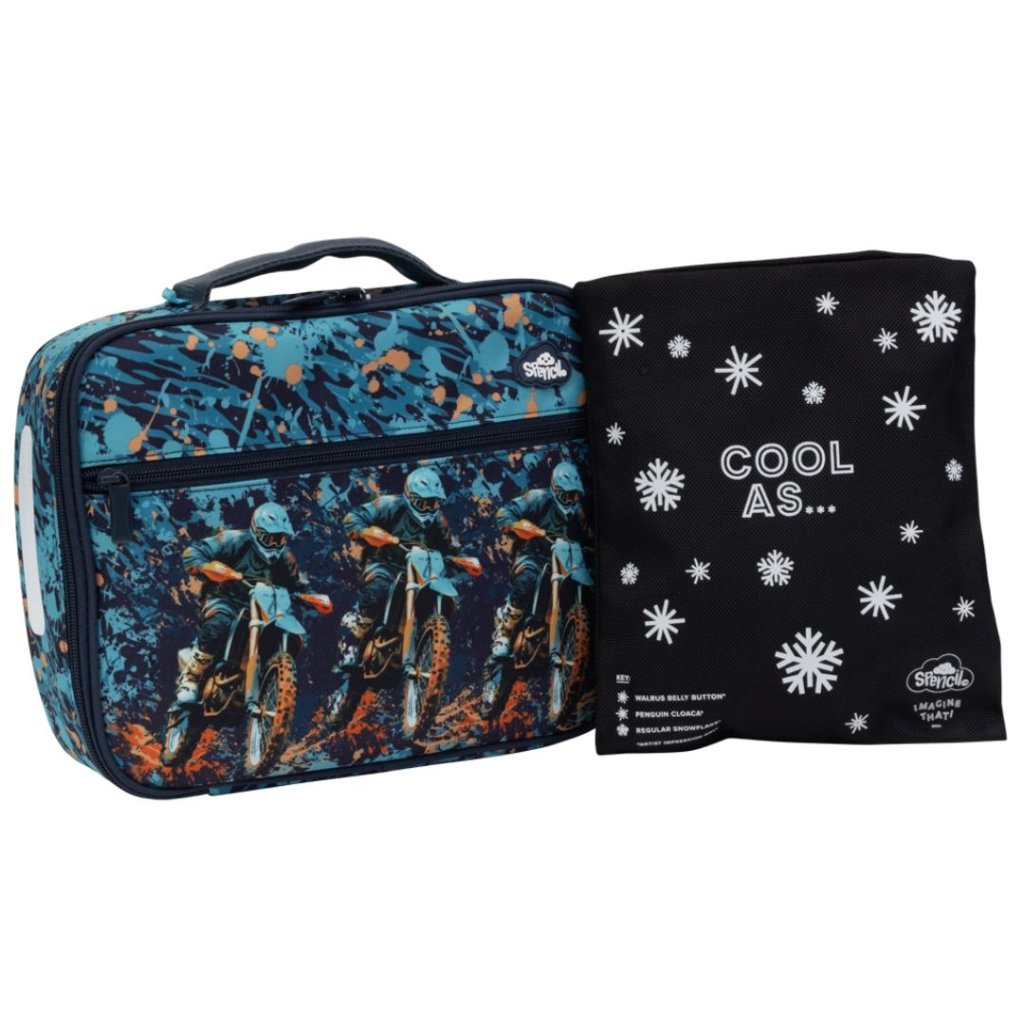 Spencil Lunch Bag + Chill Pack - Moto Camo Trax - Prepp'd Kids - Spencil