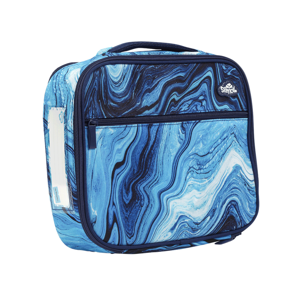 Spencil Lunch Bag + Chill Pack - Ocean Marble - Prepp'd Kids - Spencil