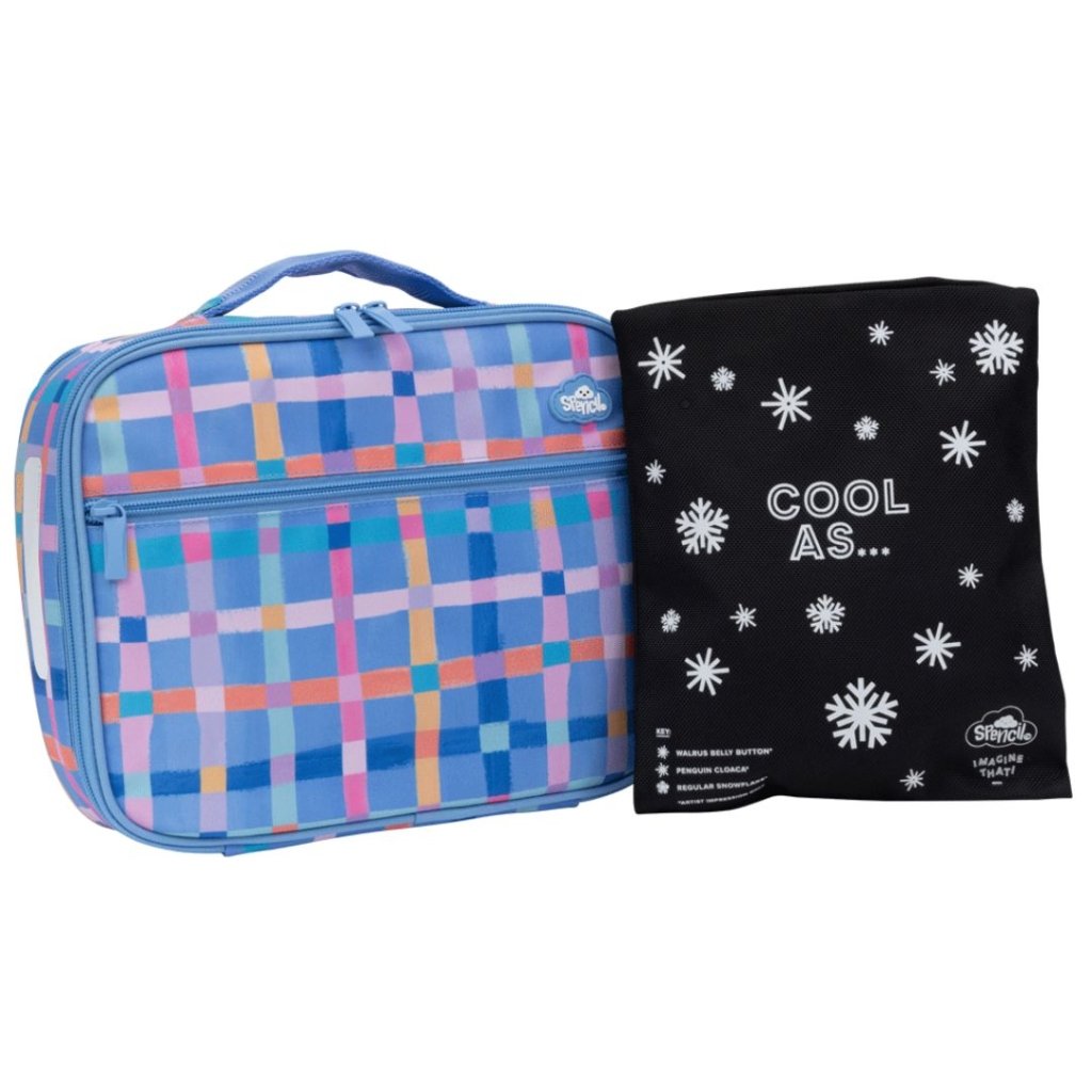 Spencil Lunch Bag + Chill Pack - Pastel Plaid - Prepp'd Kids - Spencil