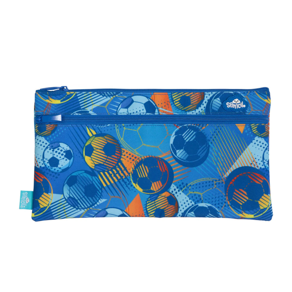 Spencil Twin Zip Pencil Case - Game On - Prepp'd Kids - Spencil