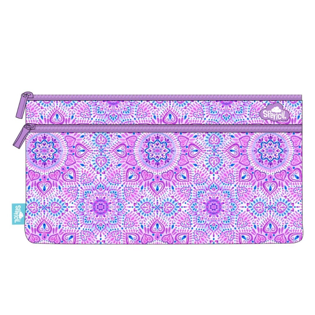 Spencil Twin Zip Pencil Case - Sweet Hearts - Prepp'd Kids - Spencil