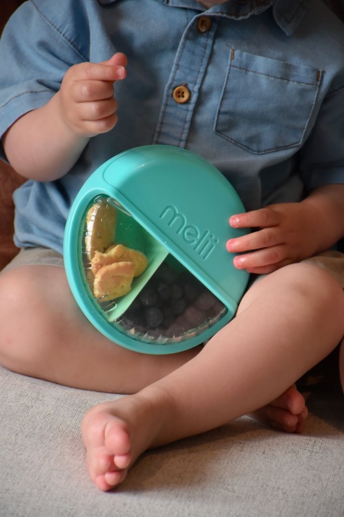 Spin Snack Container - Blue / Mint - Prepp'd Kids - Melii
