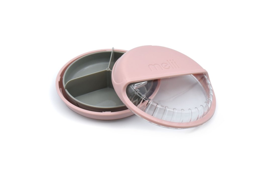 Spin Snack Container - Pink / Grey - Prepp'd Kids - Melii