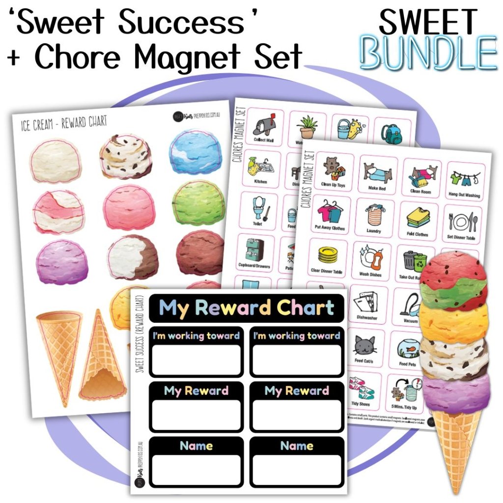 Sweet Success + Chore Magnet Bundle - Prepp'd Kids - Prepp'd Kids