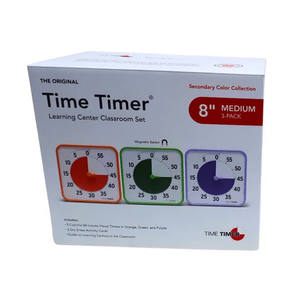 
                      
                        Time Timer - Learning Centre Classroom Set (Secondary Colour Set) - Prepp'd Kids - Time Timer
                      
                    