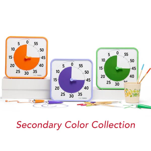 Time Timer - Learning Centre Classroom Set (Secondary Colour Set) - Prepp'd Kids - Time Timer