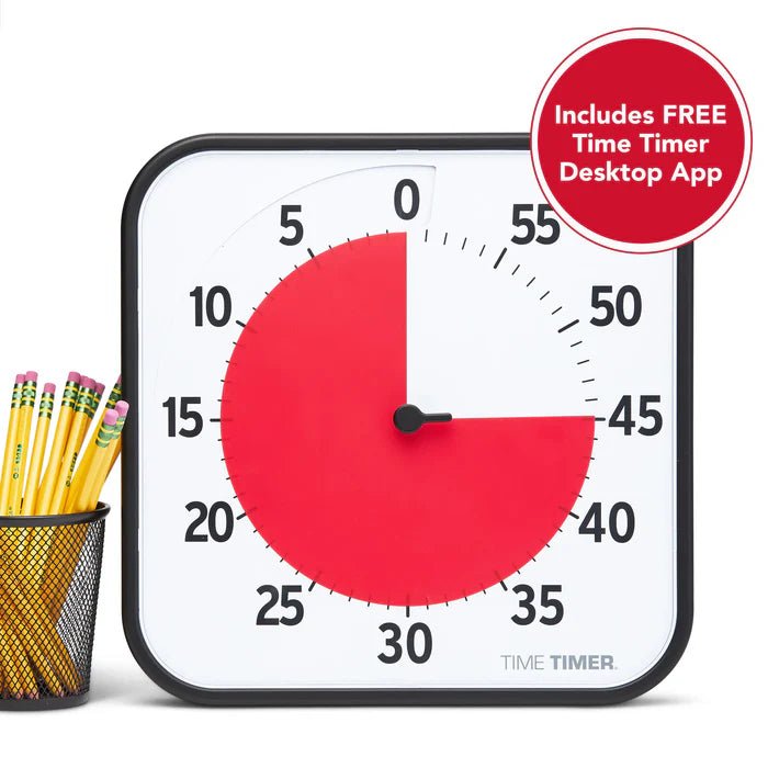 Time Timer Original - Large 12" - Prepp'd Kids - Time Timer