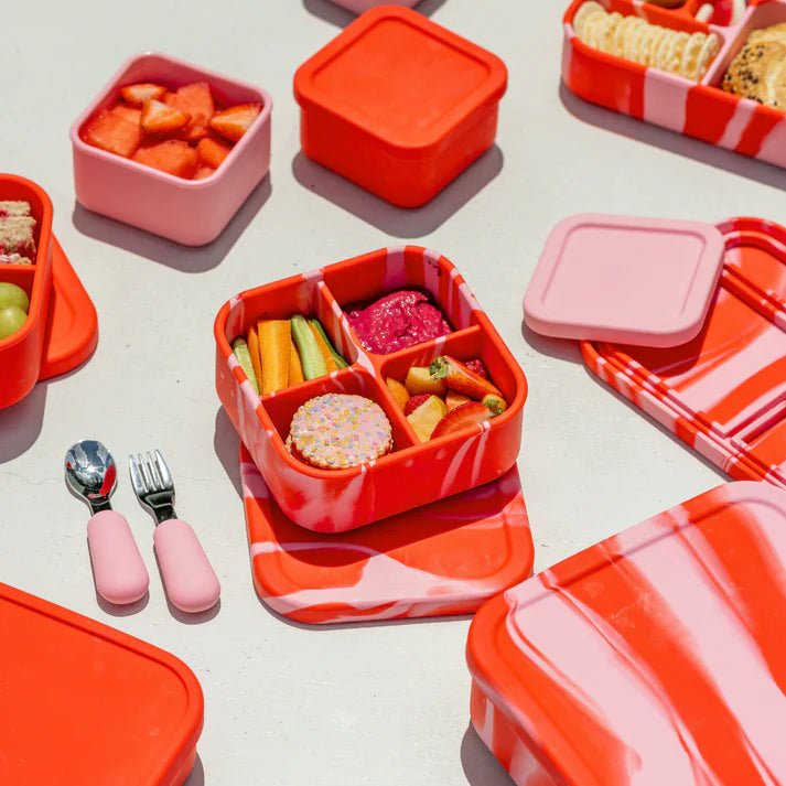 
                  
                    TZWP Bento Snack Box - Rose Jam - Prepp'd Kids - Zero Waste People
                  
                