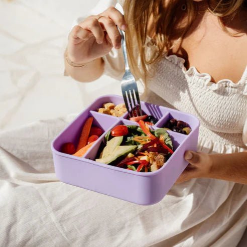 TZWP Big Bento Lunchbox - Lilac - Prepp'd Kids - Zero Waste People