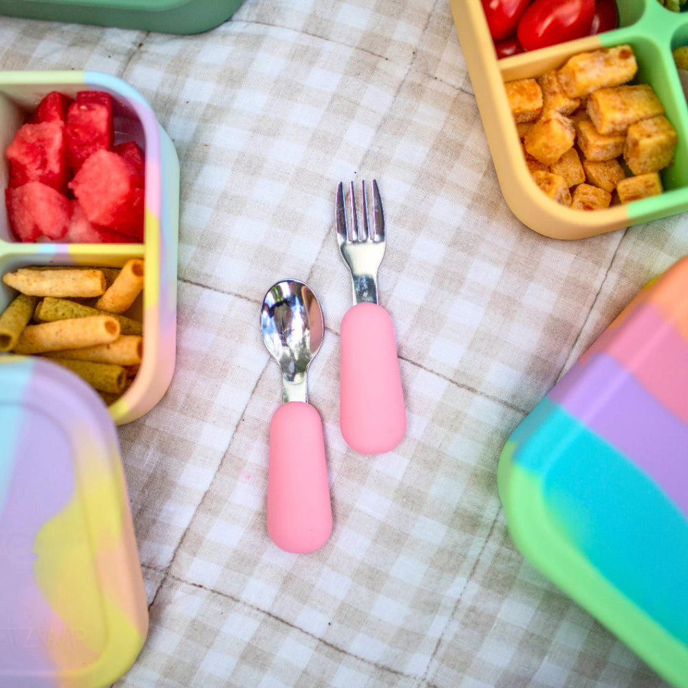 TZWP - Cutlery Set - Watermelon - Prepp'd Kids - Zero Waste People