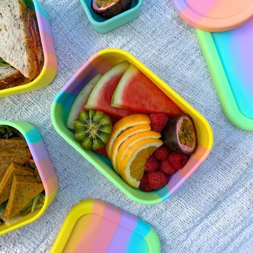 TZWP Rectangle Container - Rainbow - Prepp'd Kids - Zero Waste People