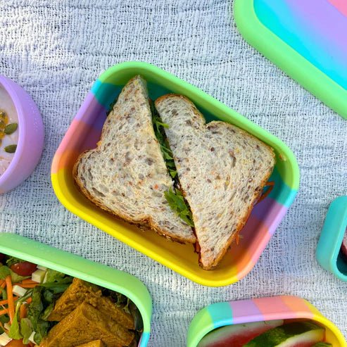 TZWP Rectangle Container - Rainbow - Prepp'd Kids - Zero Waste People