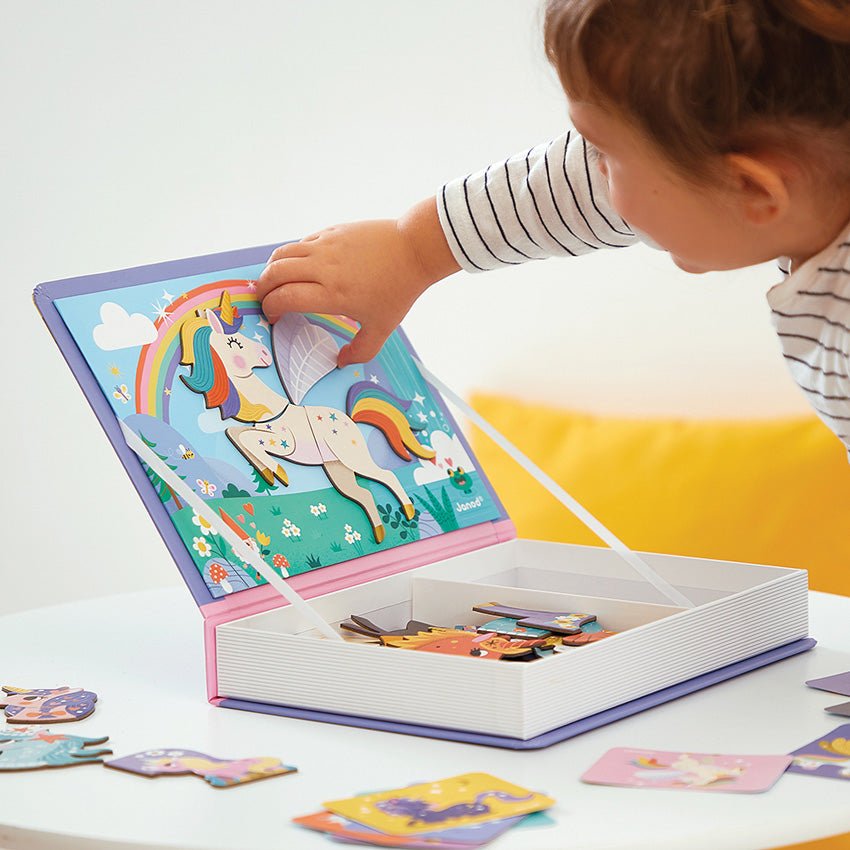 Unicorn Magnetibook - Prepp'd Kids - Janod