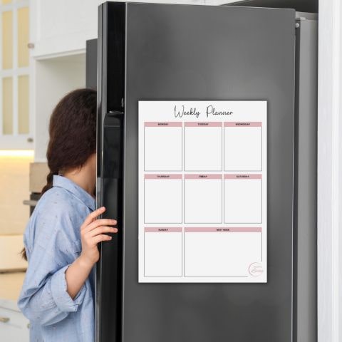 Weekly Planner (Portrait A3) - Light/Blush - Prepp'd Kids - Prepp'd Kids