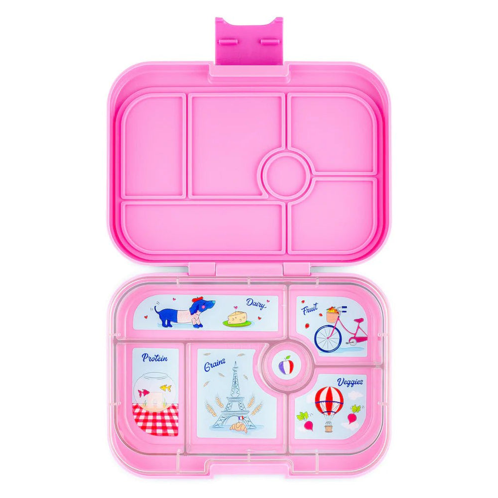 Yumbox Original 6 - Fifi Pink (Paris Tray) - Prepp'd Kids - Yumbox