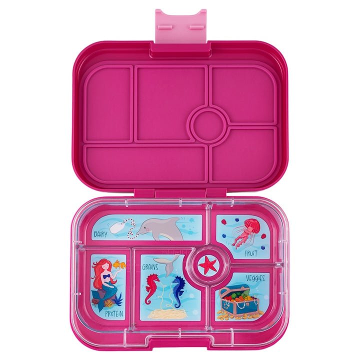 Yumbox Original 6 - Malibu Purple (Mermaid Tray) - Prepp'd Kids - Yumbox